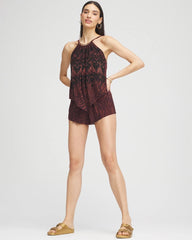 Chico's Women | Magicsuit® Goldie Zabra Romper MULTI BROWN