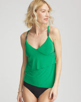 Chico's Women | Magicsuit® Solid Elsa Tankini GREEN