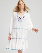 Chico's Women | Chico's Beach Swimsuit Cover-Up Dress ALABASTER