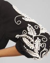 Chico's Women | Embroidered Coverup Dress BLACK