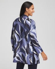Chico's Women | Travelers™ Wave Reversible Crushed Jacket TRAVELERS INDIA INK