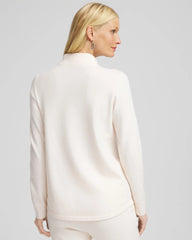 Chico's Women | Zenergy® Luxe Half-Zip Pullover Top ENGLISH CREAM