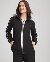Chico's Women | Zenergy® UPF Contrast Jacket BLACK