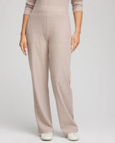 Chico's Women | Zenergy® Brushed Ribbed Pants LIGHT TAUPE HEATHER