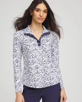 Chico's Women | Zenergy® UPF Palma Pullover PASSPORT BLUE