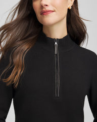 Zenergy® Luxe Half-Zip Pullover Top