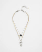 Chico's Women | Short Double Strand Pendant NEUTRAL