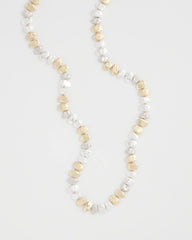 Chico's Women | Mixed Metal Long Single Strand Necklace MIXED METALS