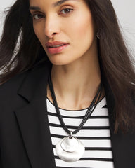 Chico's Women | Silver Pendant On Cord