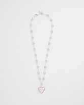 Chico's Women | Heart Twice As Nice Pendant Necklace SILVER