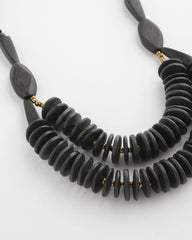 Chico's Women | SYLCA® x Chico's Black Disk Bead Statement Necklace BLACK