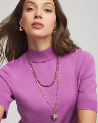 Chico's Women | Amethyst Convertible Multi-Layer Necklace PURPLE