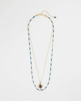 Chico's Women | Double-Strand Sodalite Pendant Necklace BLUE