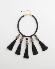 Chico's Women | Chico's Originals Tassel Statement Necklace NEUTRAL