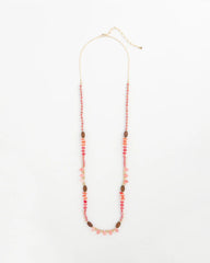 Chico's Women | Beaded Single Strand Necklace WARM MULTI