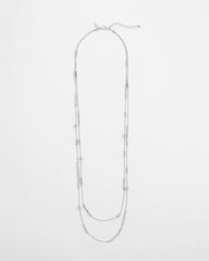 Chico's Women | Hexie Multi-Strand Necklace SILVER