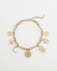 Chico's Women | Gold Celestial Charm Necklace GOLD