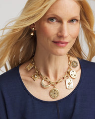 Chico's Women | Gold Celestial Charm Necklace GOLD