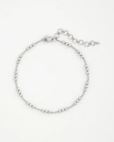 Chico's Women | Silvertone Beaded Necklace SILVER