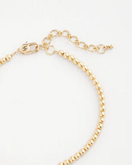 Chico's Women | Golden Beaded Necklace GOLD