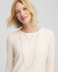Chico's Women | Convertible Faux Pearl Necklace PEARL