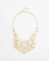 Chico's Women | Molten Goldtone Bib Necklace GOLD
