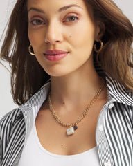 Chico's Women | Freshwater Pearl Pendant Necklace GOLD