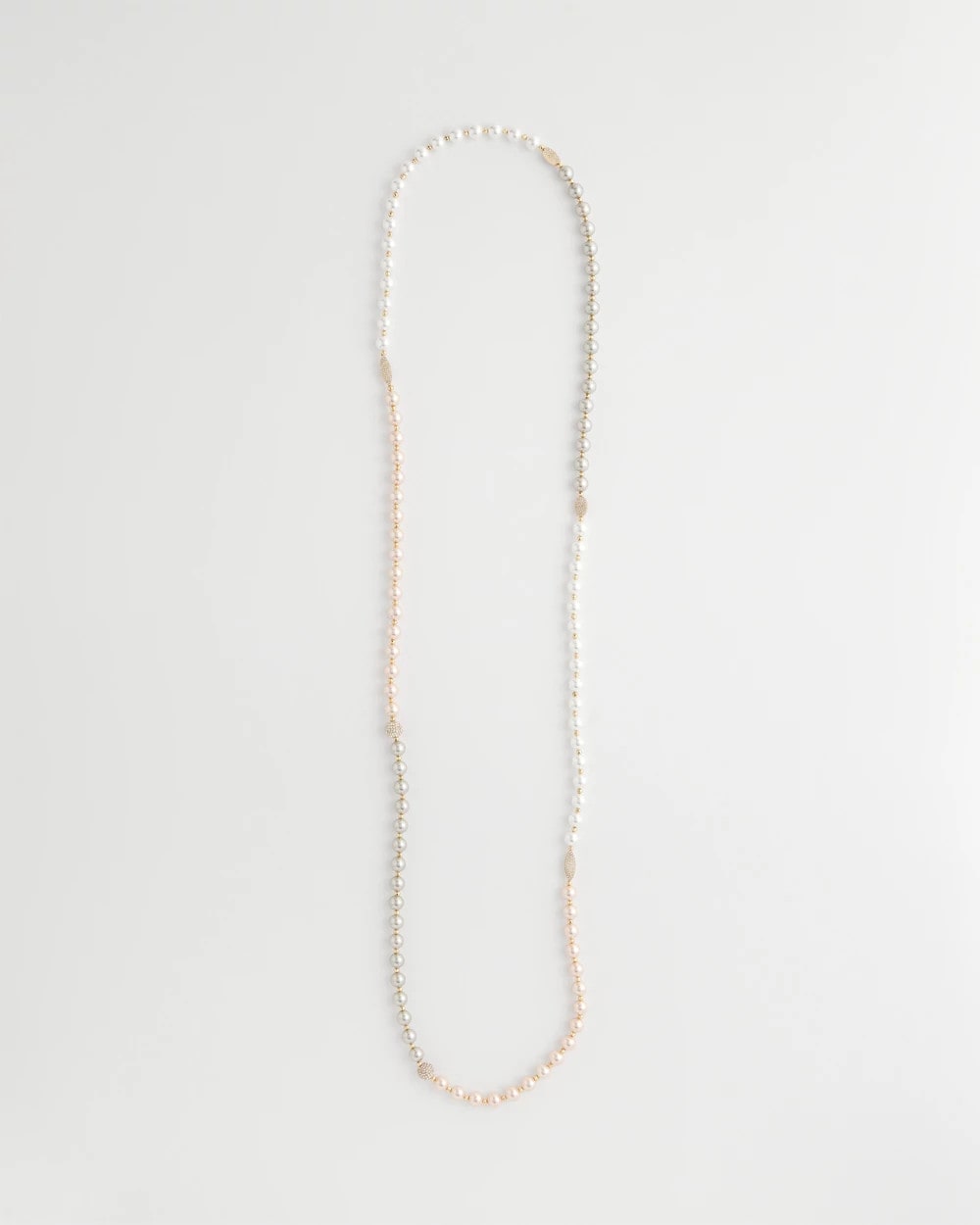 Chico's Women | Art Deco Beaded Necklace PINK