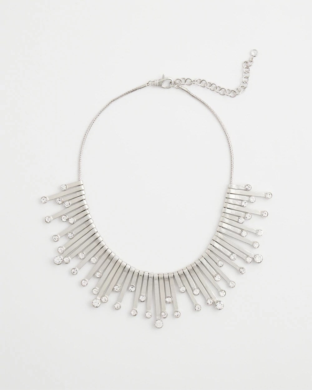 Chico's Women | Chico’s Originals Silver Slice & Gem Bib SILVER