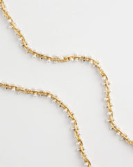 Chico's Women | Faux Pearl Single-Strand Link Chain Necklace PEARL