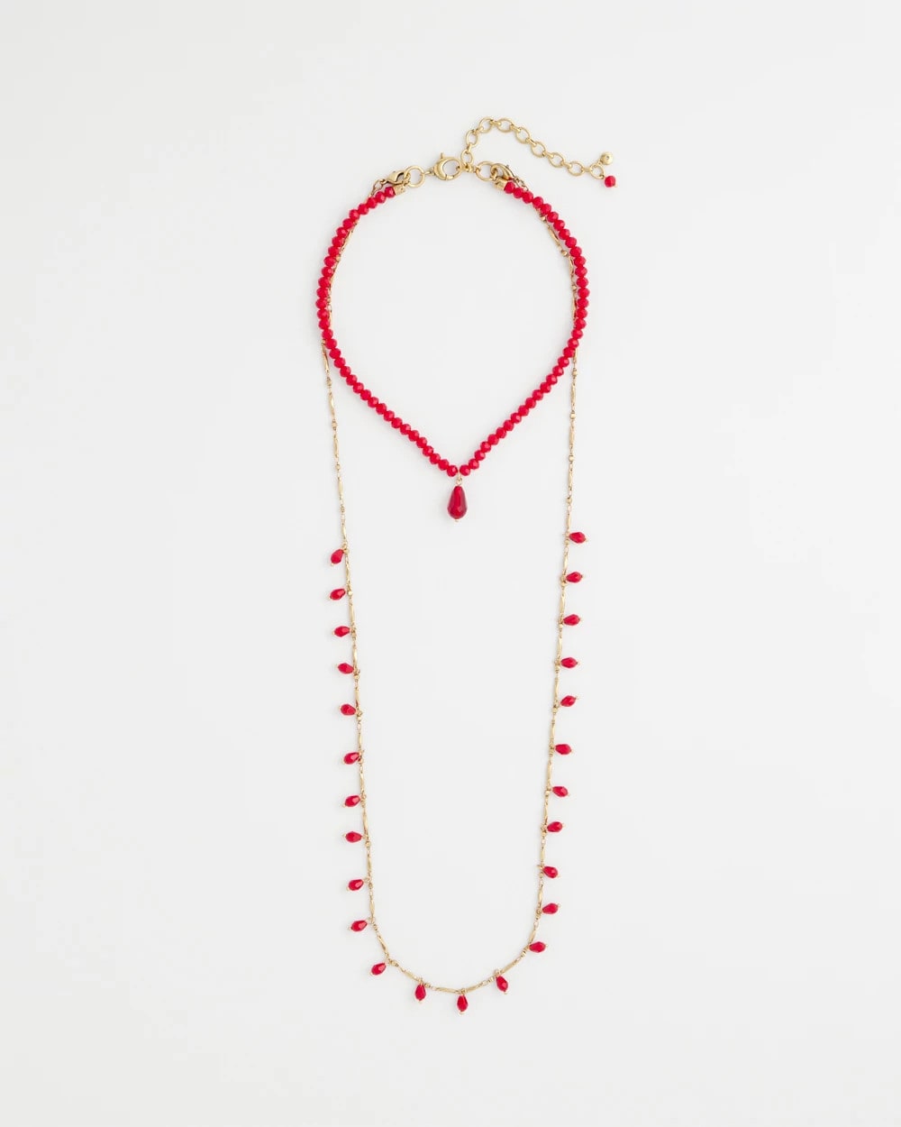 Chico's Women | Convertible Red Necklace RED