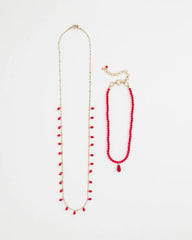Chico's Women | Convertible Red Necklace RED