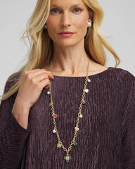 Chico's Women | Adjustable Charm Necklace MULTI