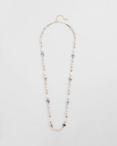 Chico's Women | Pink Art Deco Beaded Necklace PINK