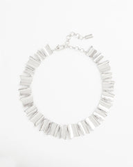 Chico's Women | Silver Wave Collar Necklace SILVER