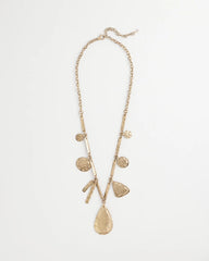 Chico's Women | Ash Gold Collection Charm Necklace GOLD