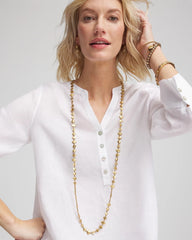 Chico's Women | Gold Nugget Single Strand Necklace GOLD