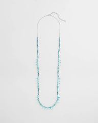 Chico's Women | Teal Beaded Single Strand Necklace TURQUOISE