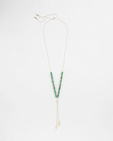 Chico's Women | Convertible Beaded Lariat Y-Necklace GREEN