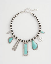 Chico's Women | Chico's Originals Turquoise & Charms Motif Collar Necklace