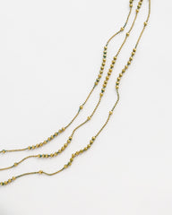Chico's Women | Multi Strand Gold-Tone Necklace GOLD