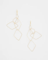 Chico's Women | Diamond Shaped Linear Earrings GOLD