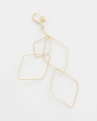 Chico's Women | Diamond Shaped Linear Earrings GOLD