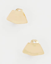 Chico's Women | Gold Fan Clip On Earrings GOLD