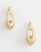 Chico's Women | Gold Puff Hoop Earrings GOLD