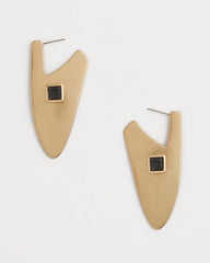Chico's Women | Gold Triangle Linear Earrings GOLD