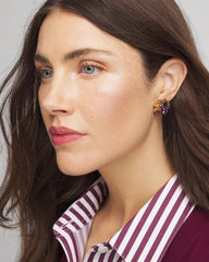 Chico's Women | Spider Web Glitz Earrings ORANGE