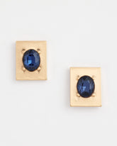Chico's Women | Blue & Gold Stud Earrings BLUE