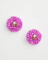 Chico's Women | No Droop® Seed Bead Stud Earrings PINK