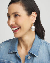 Chico's Women | Tayla Drop Silver Earrings SILVER